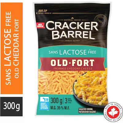 CRACKER BARREL CHEDDAR LAC FRE 300 G
