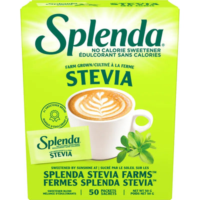 SPLENDA Stevia Packets 50pk 50 g