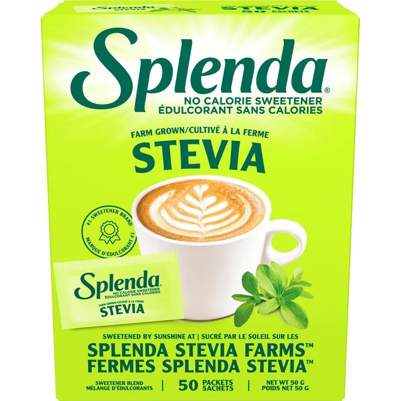 SPLENDA Stevia Packets 50pk 50 g