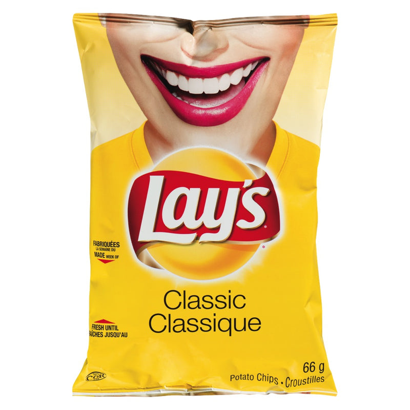 LAY'S Classic Potato Chips 66g