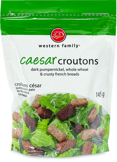 WESTERN FAMILY Caesar Croutons 145g