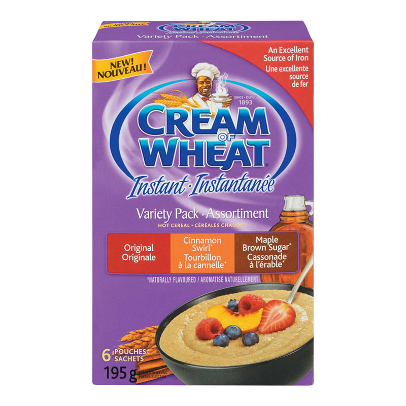 CREAM OF WHEAT Instant Variety Pack 195g