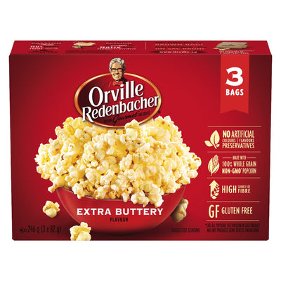 Orville Redenbacher's Extra Buttery, 82 g, 3 ct