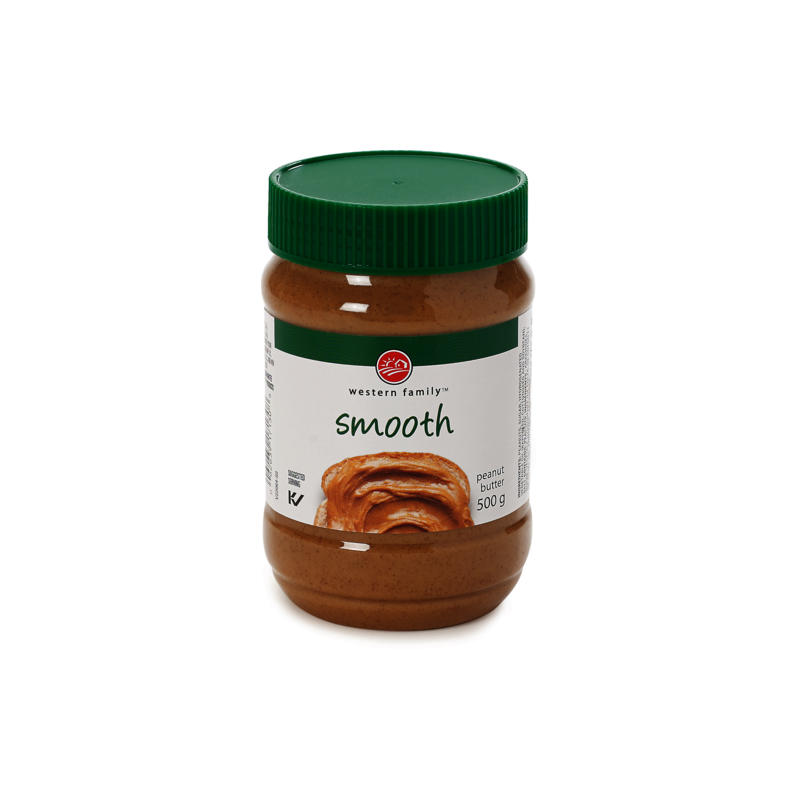 WESTERN FAMILY Smooth Peanut Butter 1kg