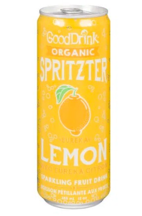 GOOD DRINK ORG SPRITZER LEMON 355 ml