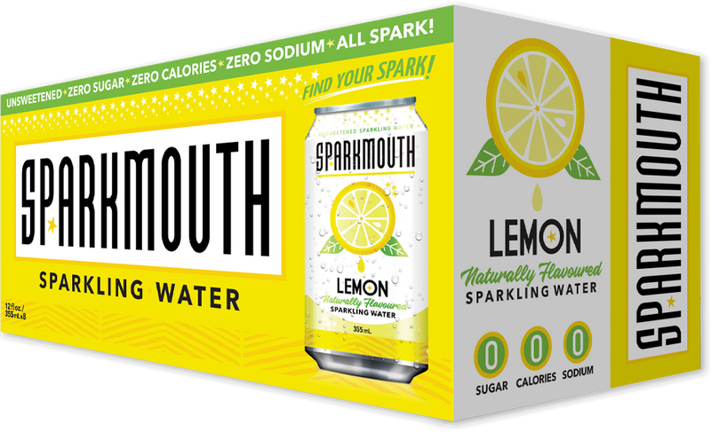 Sparkmouth lemon Flavored Sparkling Water, 1 ct