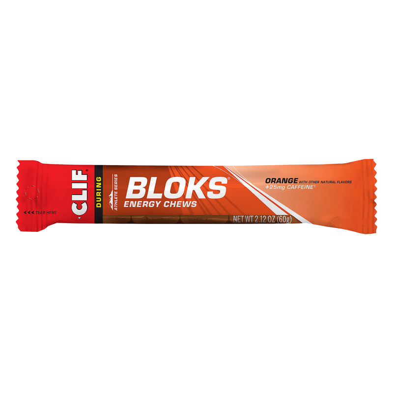 Clif Orange Energy Chews, 60 g
