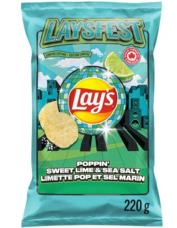 LAYS POPPIN SWEET LIME & SEA S 220 g
