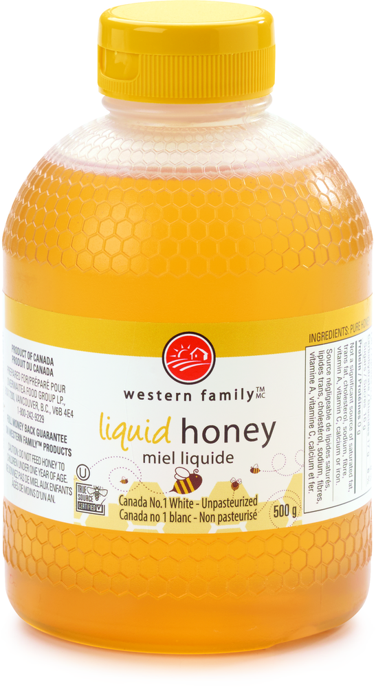 WESTERN FAMILY Liquid Honey 500g