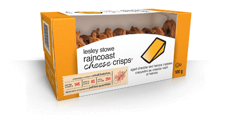 RAINCOAST Cheese Crisps Cheddar 100g