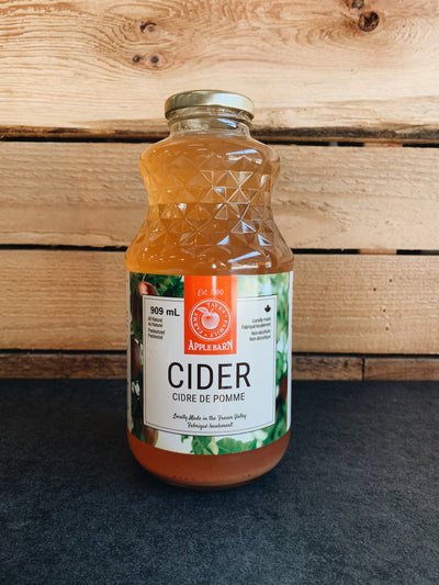 Taves Family Farms Apple Barn All Natural Pasteurized Non Alcoholic Cider, 909 mL