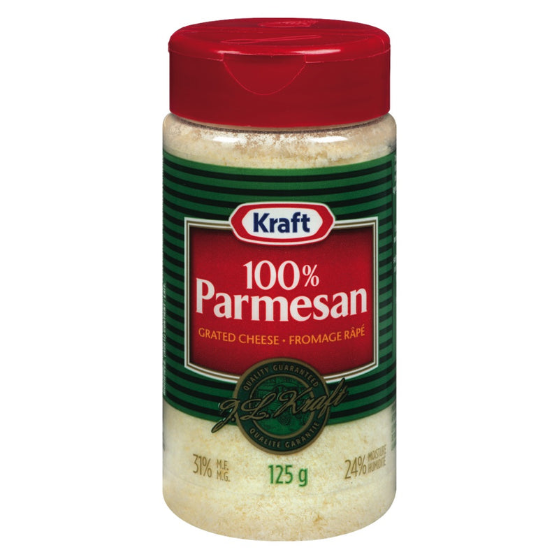 KRAFT 100% Parmesan Grated Cheese 125g