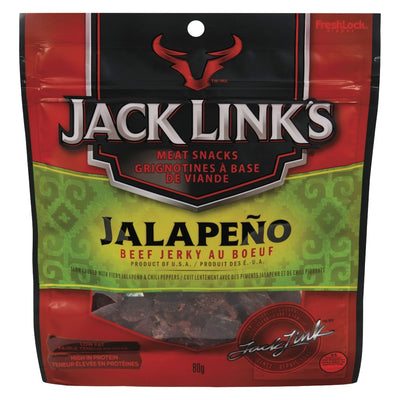 JACK'S LINKS Jalapeño Beef Jerky 80g
