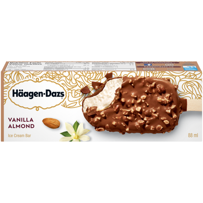 HAAGEN DAZS Vanilla Almond Ice Cream Bar 88ml