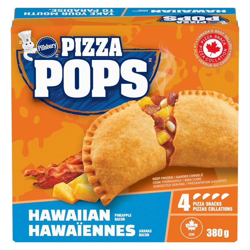 Pillsbury Hawaiian Pineapple Bacon Pizza Pops, 380 g, 4 ct