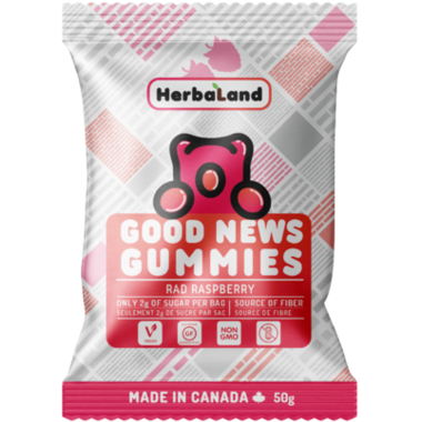 HERBALAND Raspberry Good News Gummies 50g