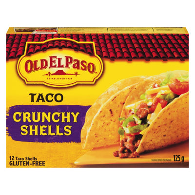 OLD EL PASO 12 Crunchy Taco Shells 125g