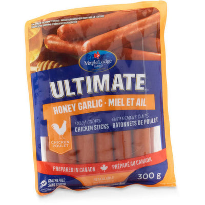 Maple Lodge Farms Honey Garlic Chicken Sticks, 300 g
