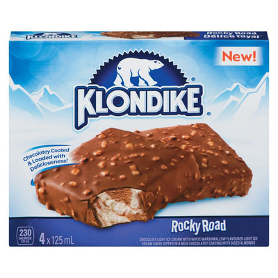 Klondike Rocky Road Ice Cream, 4 ct