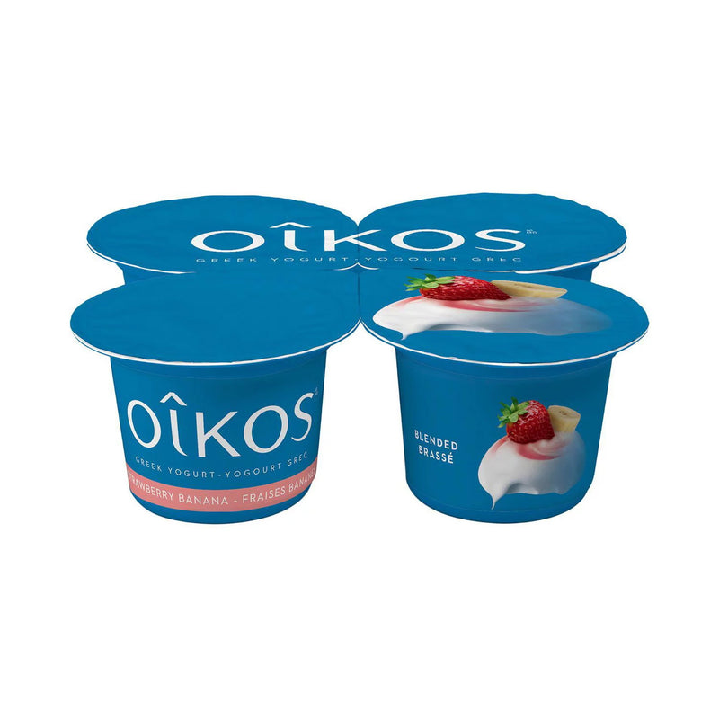 Oikos Greek Yogurt Strawberry Banana 400G