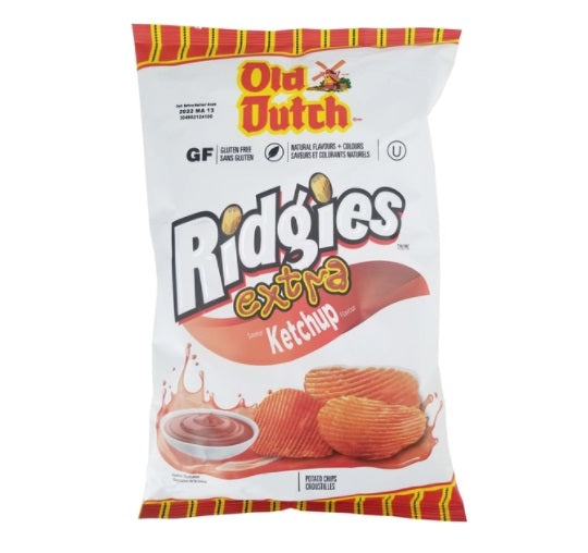 Old Dutch Extra Ketchup Potato Chips, 66 g
