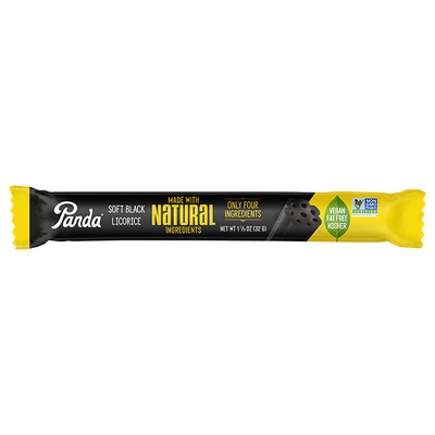 Panda Soft Natural Black Licorice Bar, 32 g