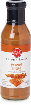 Western Family Peanut Satay Cooking & Dipping Sauce, 350 mL