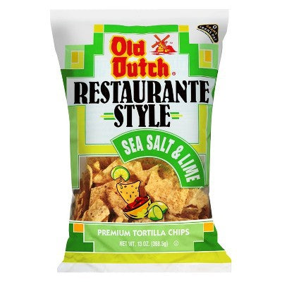 OLD DUTCH Restaurante Sea Salt & Lime 275g