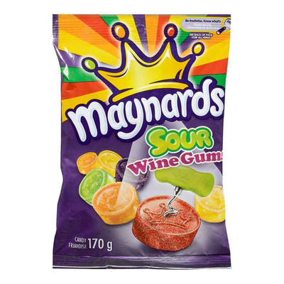 MAYNARDS Sour Wine Gum Candy 170g