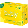 BUBLY Sparkling Pineapple 12 pack
