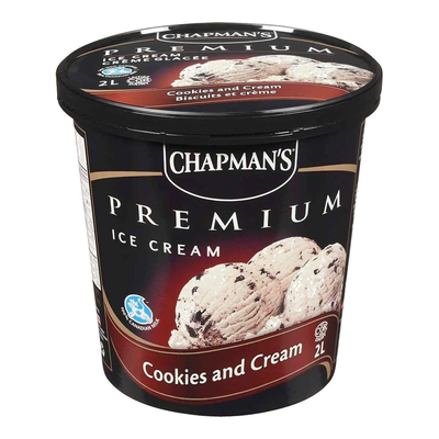 CHAPMAN'S Cookies and Cream Ice Cream 2L