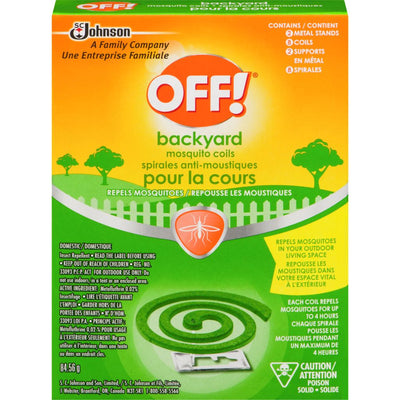 Off! Backyard Mosquito Coils, 84.56 g