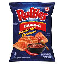 RUFFLES BBQ FLAMIN HOT 190 g