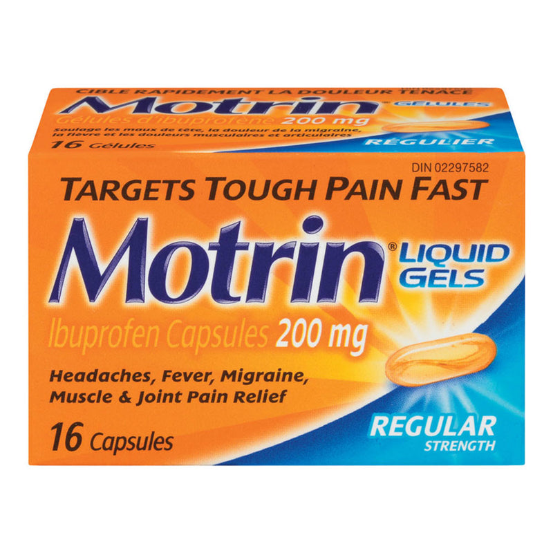 Motrin Liquid Gels, 16 ct