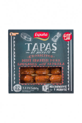 ESPUNA Tapas Essentials Mini Spanish Sausages with Paprika