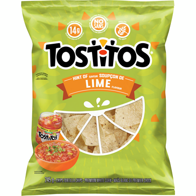 TOSTITOS HINT OF LIME 245 g
