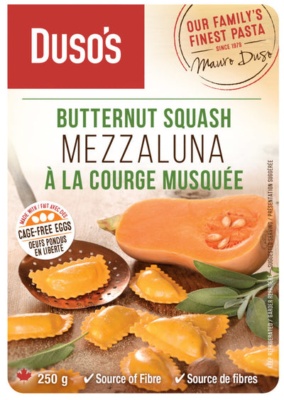 DUSO'S Butternut Squash Mezzaluna 250g