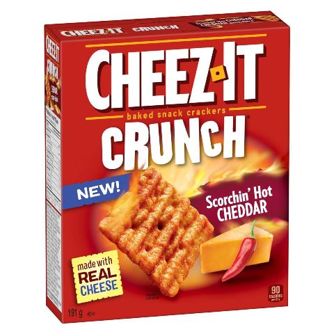 CHEEZ-IT Crunch Hot Cheddar 191g