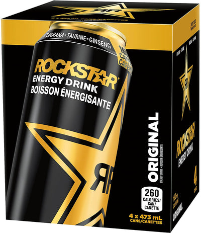 Rockstar Original Energy Drink, 473 mL, 4 ct