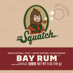 DR SQUATCH SOAP BAY RUM 141 G
