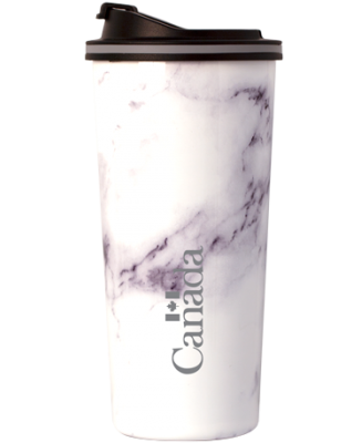 SNOWCAP Car Mug 16oz - Marble