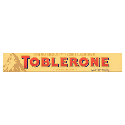 TOBLERONE Swiss with Honey & Almond Nougat Milk Chocolate 100g