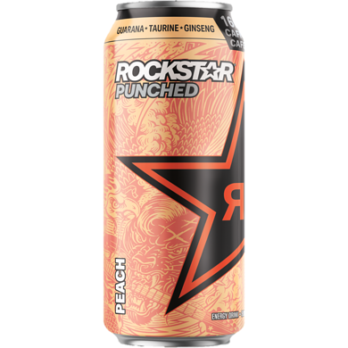 ROCKSTAR PUNCHED PEACH 473 ml