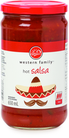 WESTERN FAMILY Hot Salsa 650ml