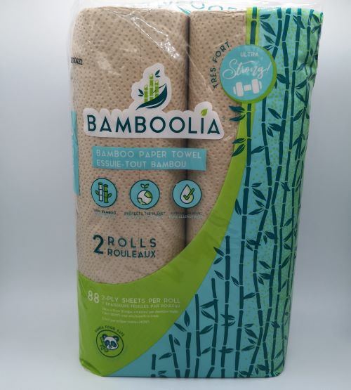 Bamboolia 2 Ply Paper Towel, 2 ct, 2 pk