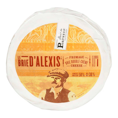 Le Brie D'Alexis Brie Double-Crème Cheese, 300 g
