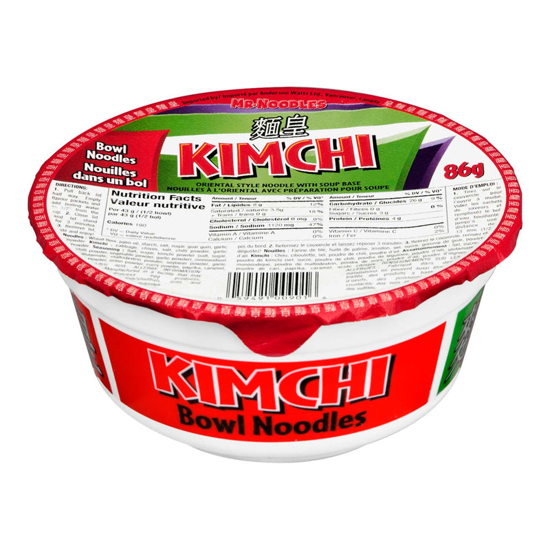 KIMCHI Bowl Noodles 86g