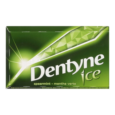 DENTYNE Sugar Free Spearmint Gum 12 Pieces