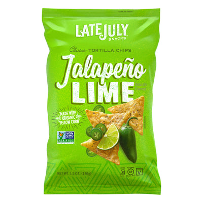 LATE JULY Jalapeno Lime Tortilla Chips 156g