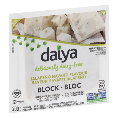 DAIYA Jalapeno Havarti Style Vegan Cheese 200g